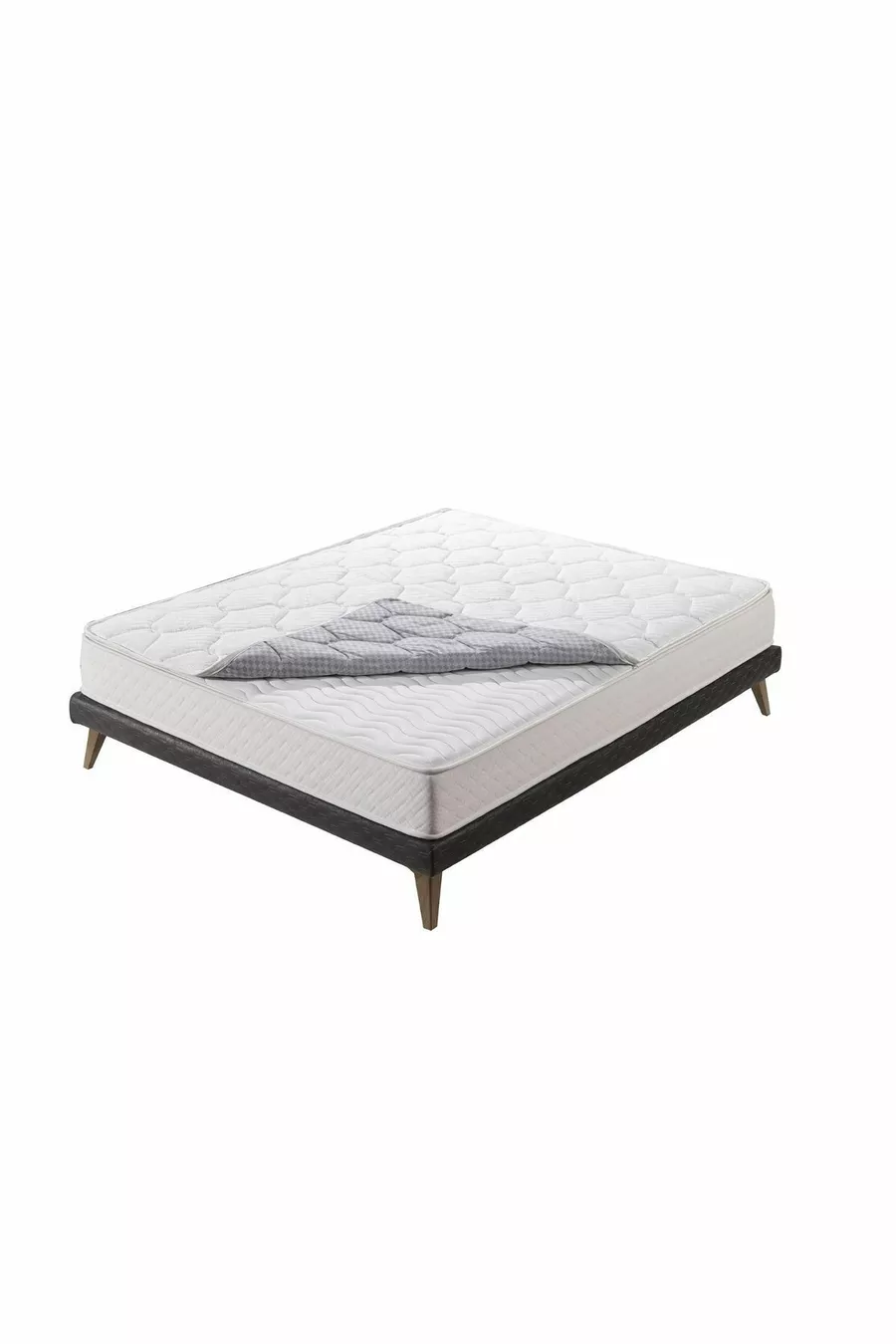 Vinola Nouveau Matelas Rollpack Ultra Orthopédique avec Sac, Ressorts, Fermeture Éclair Amovible et Coussin Supérieur