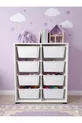 Armoire de Jouets Polyvalente à 8 Tiroirs et Unité de Rangement – Organisateur de Chambre d’Enfant avec ÉTIQUETTE CADEAU