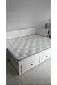 Matelas en mousse pliable compatible avec lit coffre Cm Flekke, Hemnes, Ikea, état ouvert Cm