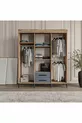 Armoire Flora Gris Anthracite en MDF avec 2 tiroirs coulissants et porte à Izmir