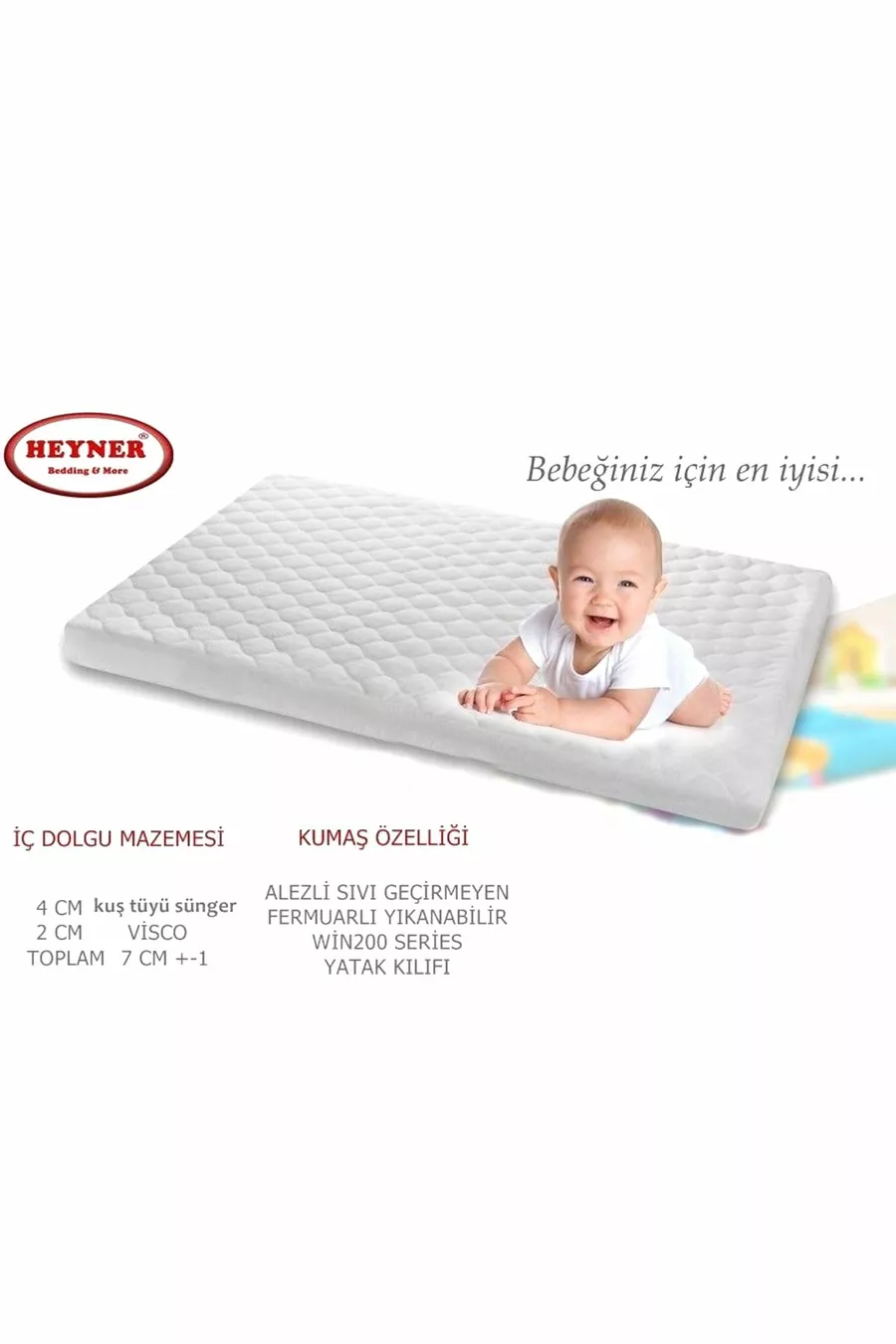 Matelas de parc de jeu en viscose Alezli  Cm Lit berceau panier