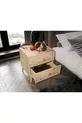 Table de chevet en chêne avec 2 tiroirs Fındık - MDFLAM de qualité supérieure