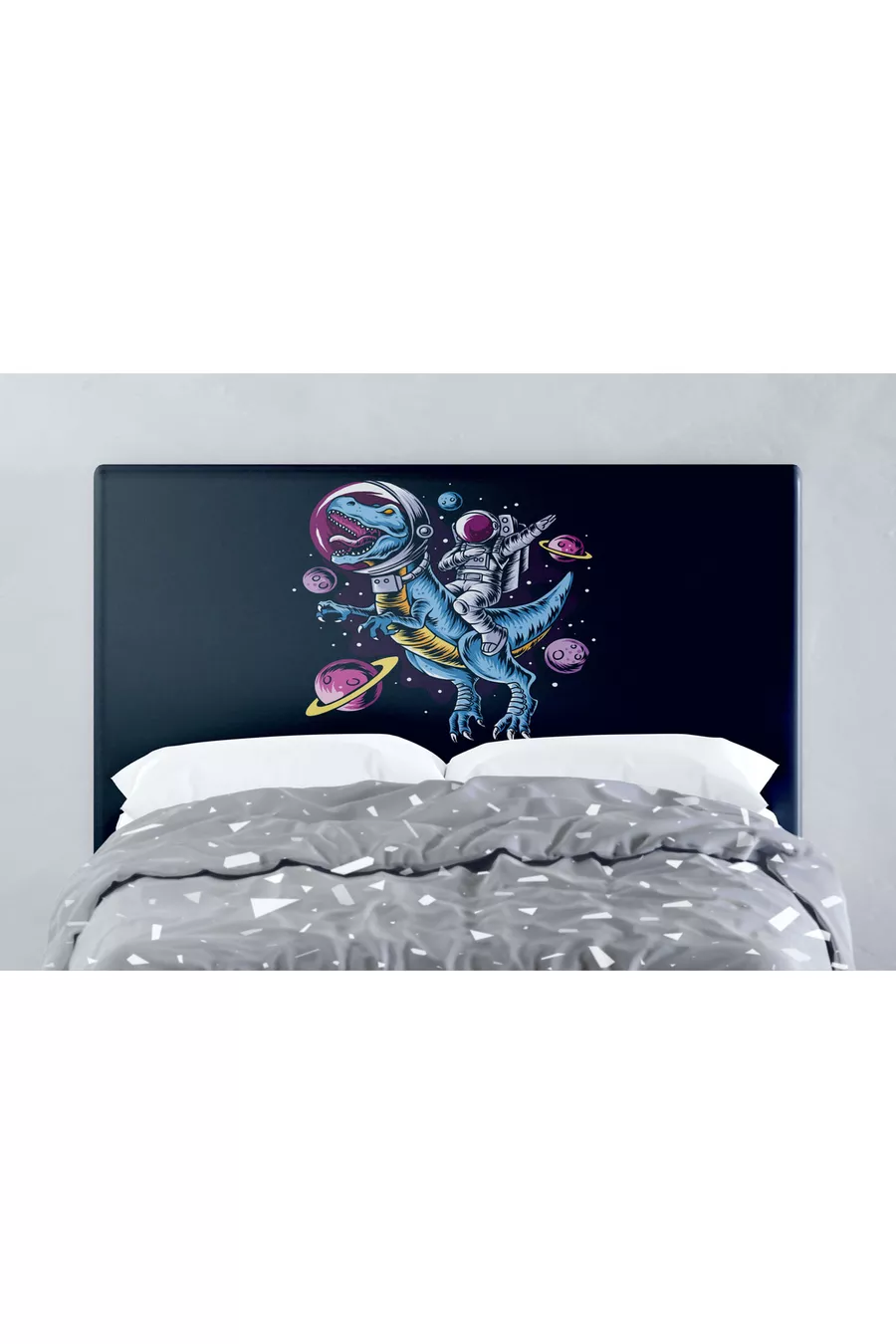 Housse de tête de lit Dinosaure et Astronaute