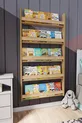 Bibliothèque pour enfants Montessori à 5 étagères en MDF * cm Chêne Saphir