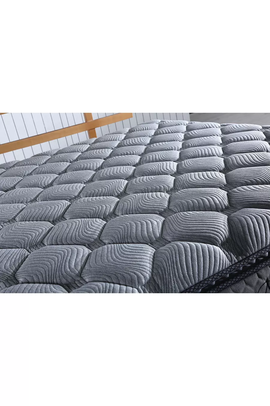 Matelas Alpha Super Luxe Orthopédique avec Coussin et Matelas Confort à Ressorts Ensachés