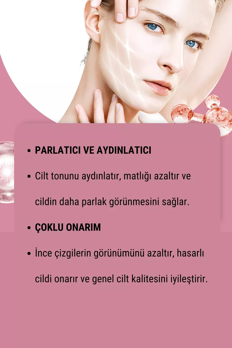Gel Toner Collagène Coréen Tampon de Nettoyage du Visage Raffermissant Hydratant Anti-Âge