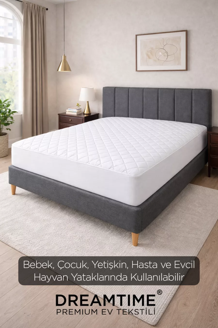 Protège-matelas matelassé ajusté étanche à l'eau avec bords complets | Simple, double, queen, bébé, enfant