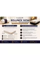 Matelas à ressorts Istanbul Luxuria Roll Pack ultra orthopédique avec coussin et soutien lombaire et dorsal