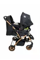 Aqua Poussette Double Sens Bébé Sac Berceau Ensemble Offre Anthracite