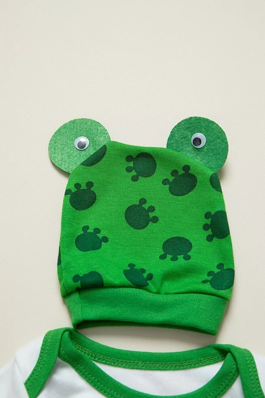 Ensemble de bodies pour bébé unisexe vert grenouille, lot de 3