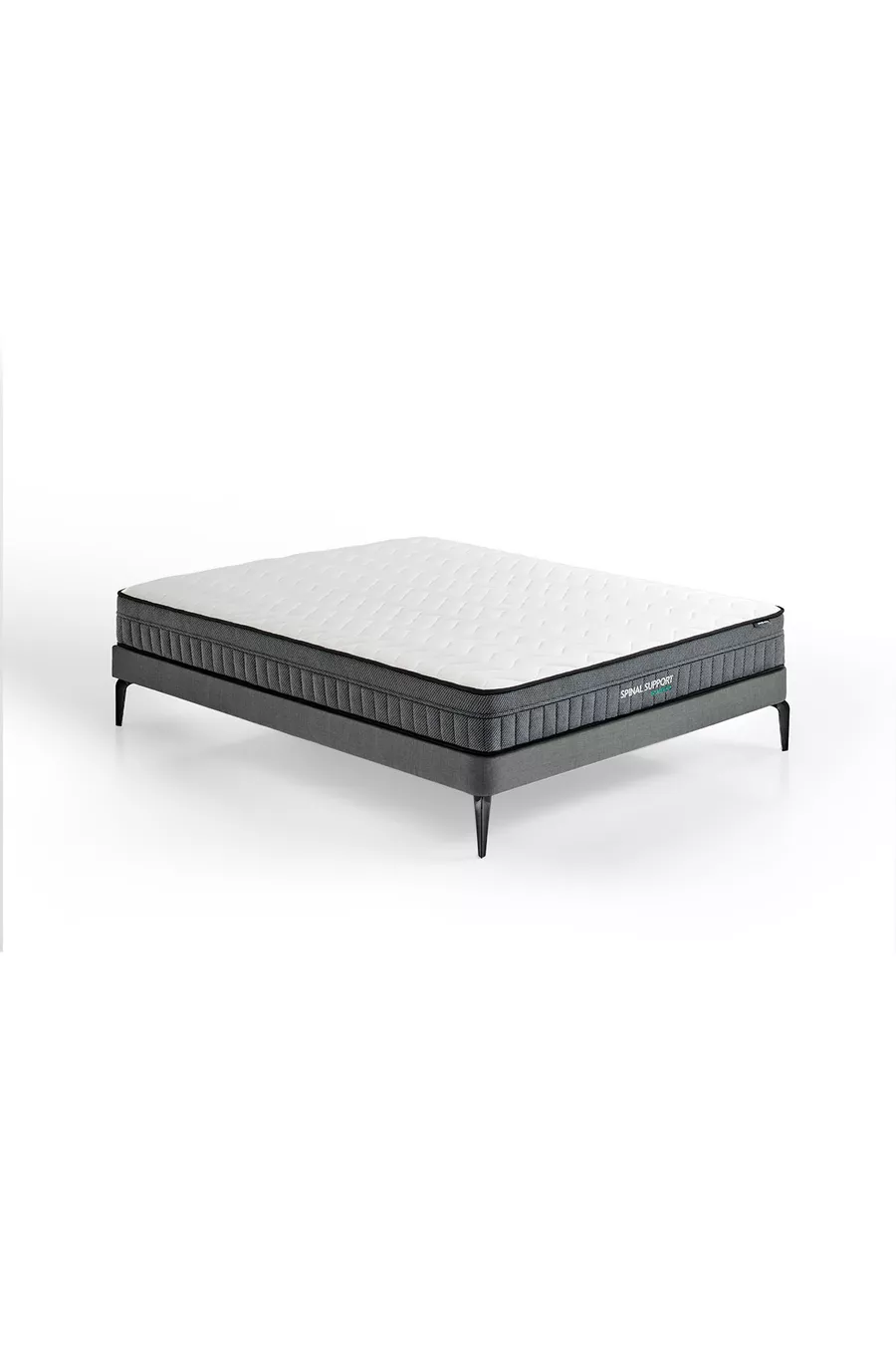 Matelas orthopédique à ressorts avec poche et rouleau en bambou pour soutien de la colonne vertébrale