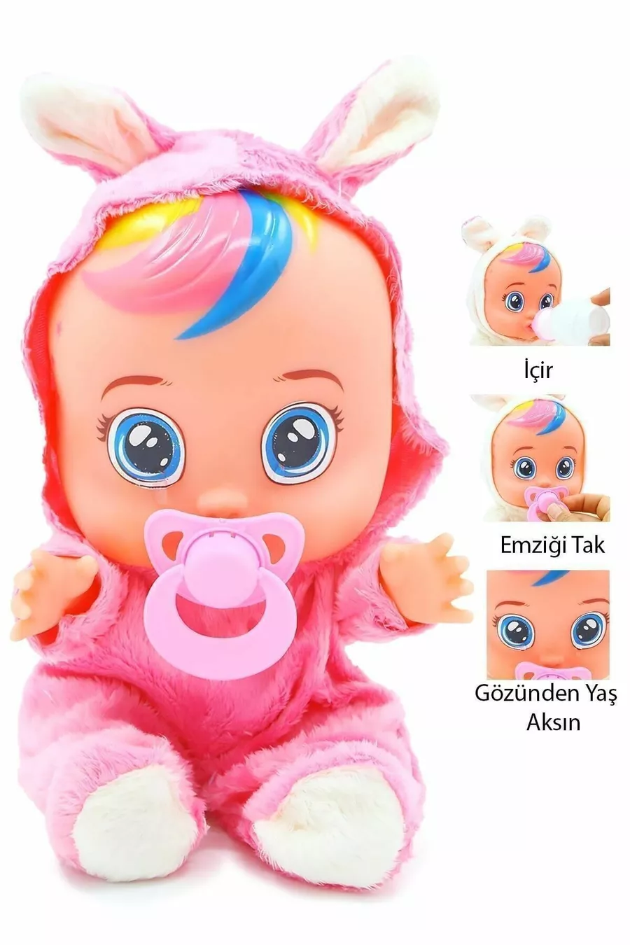 Bébé Rose Qui Pleure Et Parle