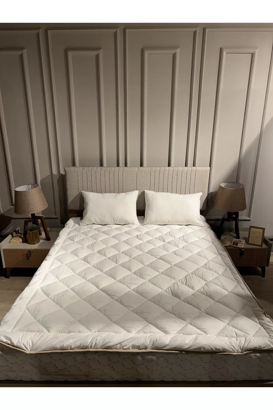 Matelas en laine double en pure laine mérinos d'agneau