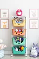 Armoire à jouets à 4 niveaux, organisateur de jouets, armoire à jouets avec panier