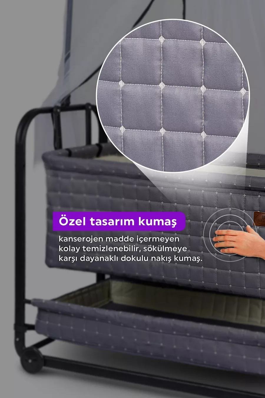 Berceau pour bébé pouvant se balancer à côté de la mère, hamac portable, berceau en panier, Safir