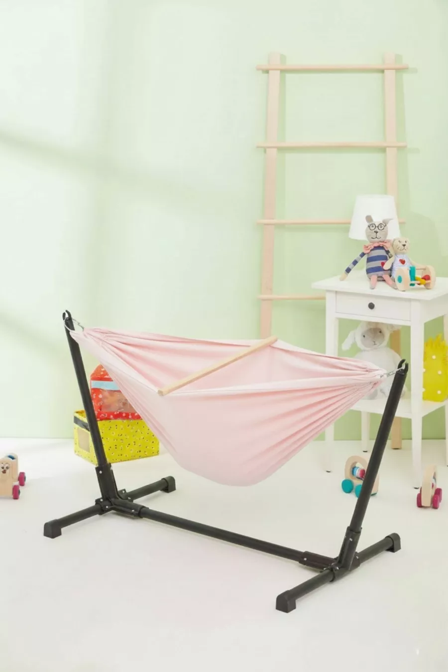 Hamac pour bébé avec support (Fuchsia)