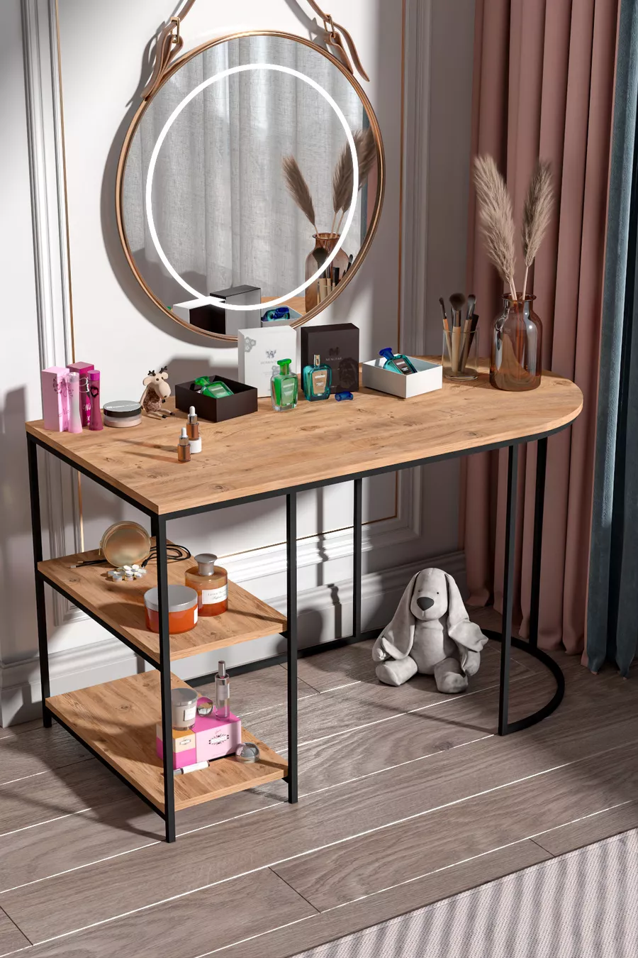 Coiffeuse  cm Bureau Bureau d'ordinateur Table de bureau polyvalente Table à manger Atlantique