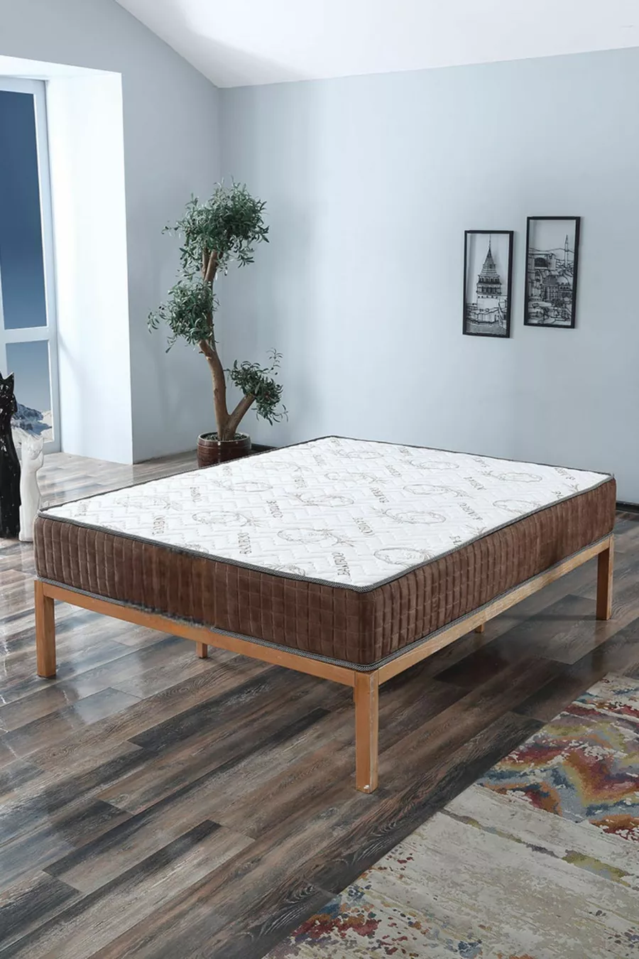 Matelas à ressorts orthopédique double face