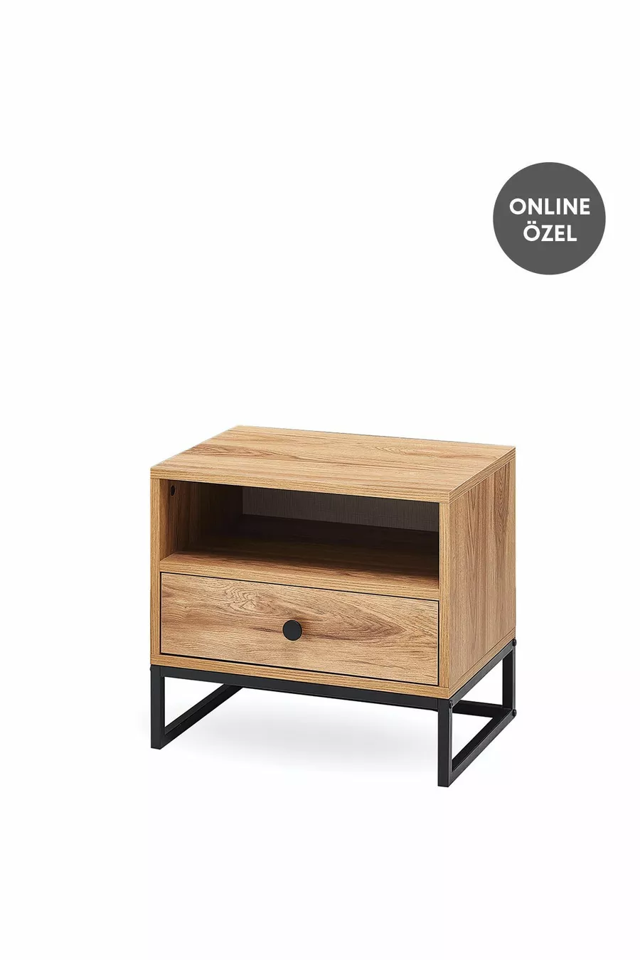 Table de chevet Kalinsta - Noyer