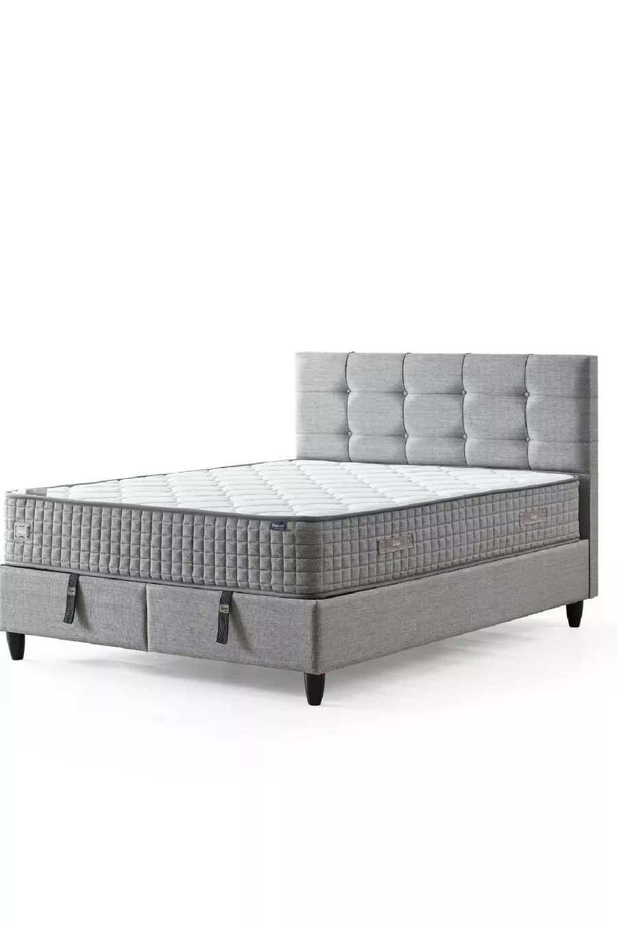 Matelas à ressorts double Mimoza Modèle avec caractéristiques entièrement orthopédiques et antibactériennes