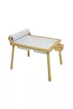 Table d'activité pour enfants Joykids en bois naturel avec rouleaux, table de jeu et bureau pour enfants