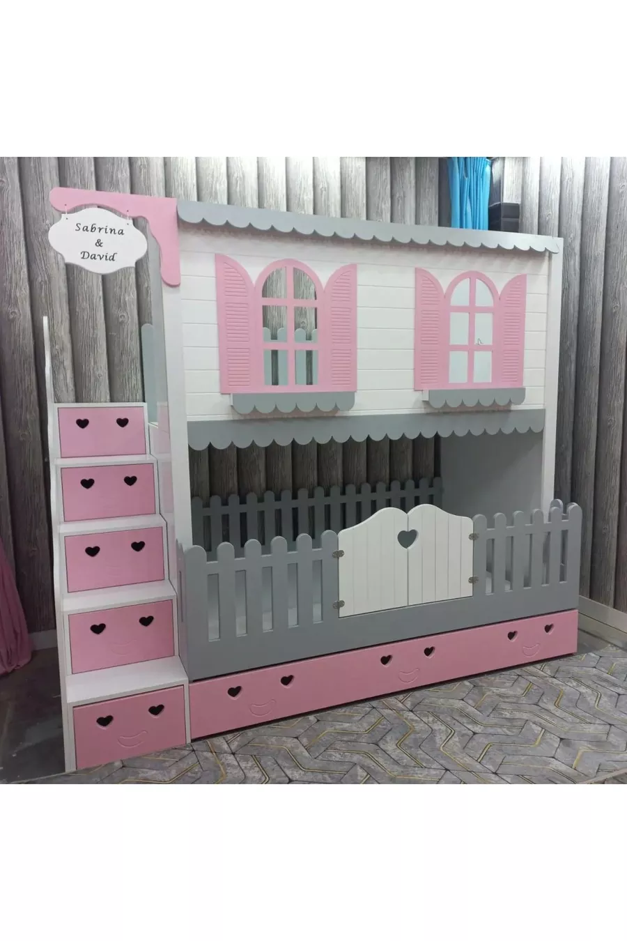 Lits superposés Alaçatı pour enfants
