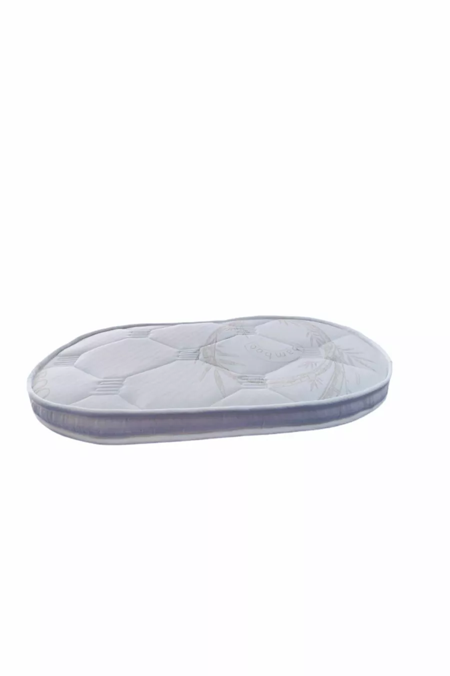 Lit de parc ovale pour maman avec tissu en bambou, mousse sans ressort, cm