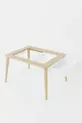 Table d'activité en bois avec 2 chaises, résistante à l'eau pour enfants