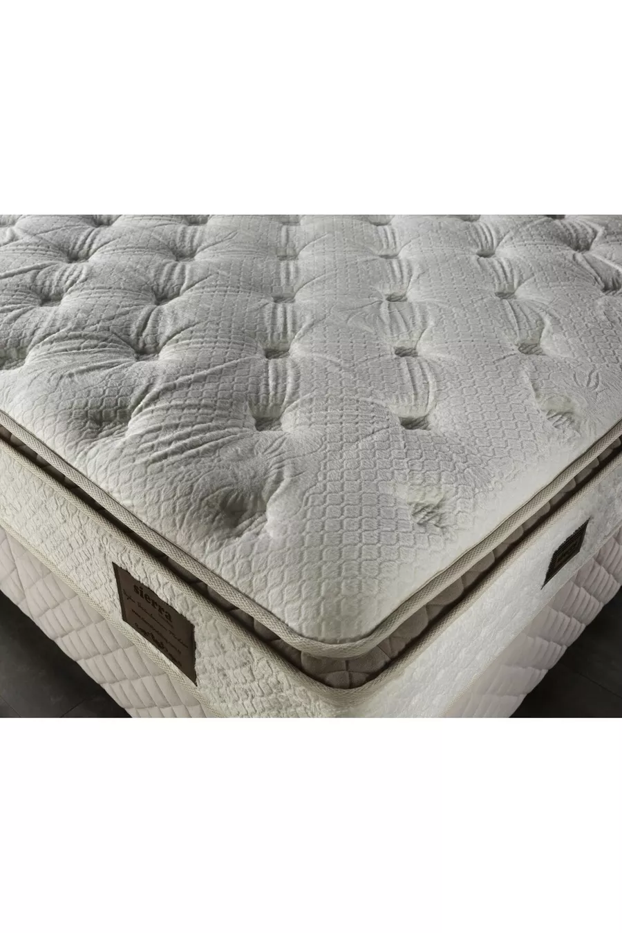 Matelas ultra orthopédique avec rembourrage complet en plume de lapin Luvita