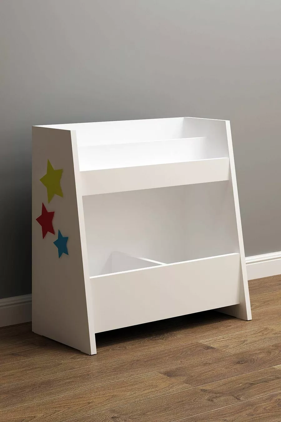 Bibliothèque Polyvalente Pikas Montessori  Cm Blanc en Aggloméré Classique  Cm