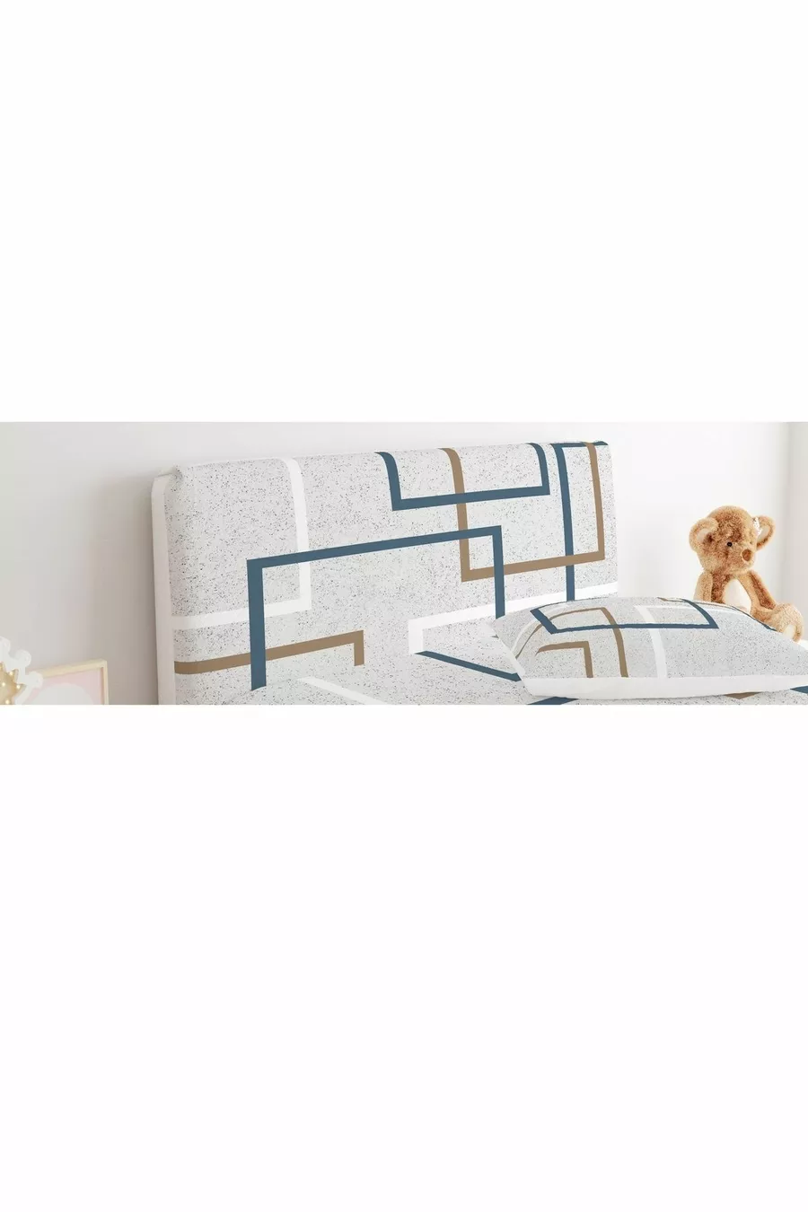 Housse de tête de lit Motifs décoratifs carrés