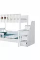 Lit superposé Ranza, Diva MDF Profil séparables 3 lits superposés avec 3 matelas Comfort