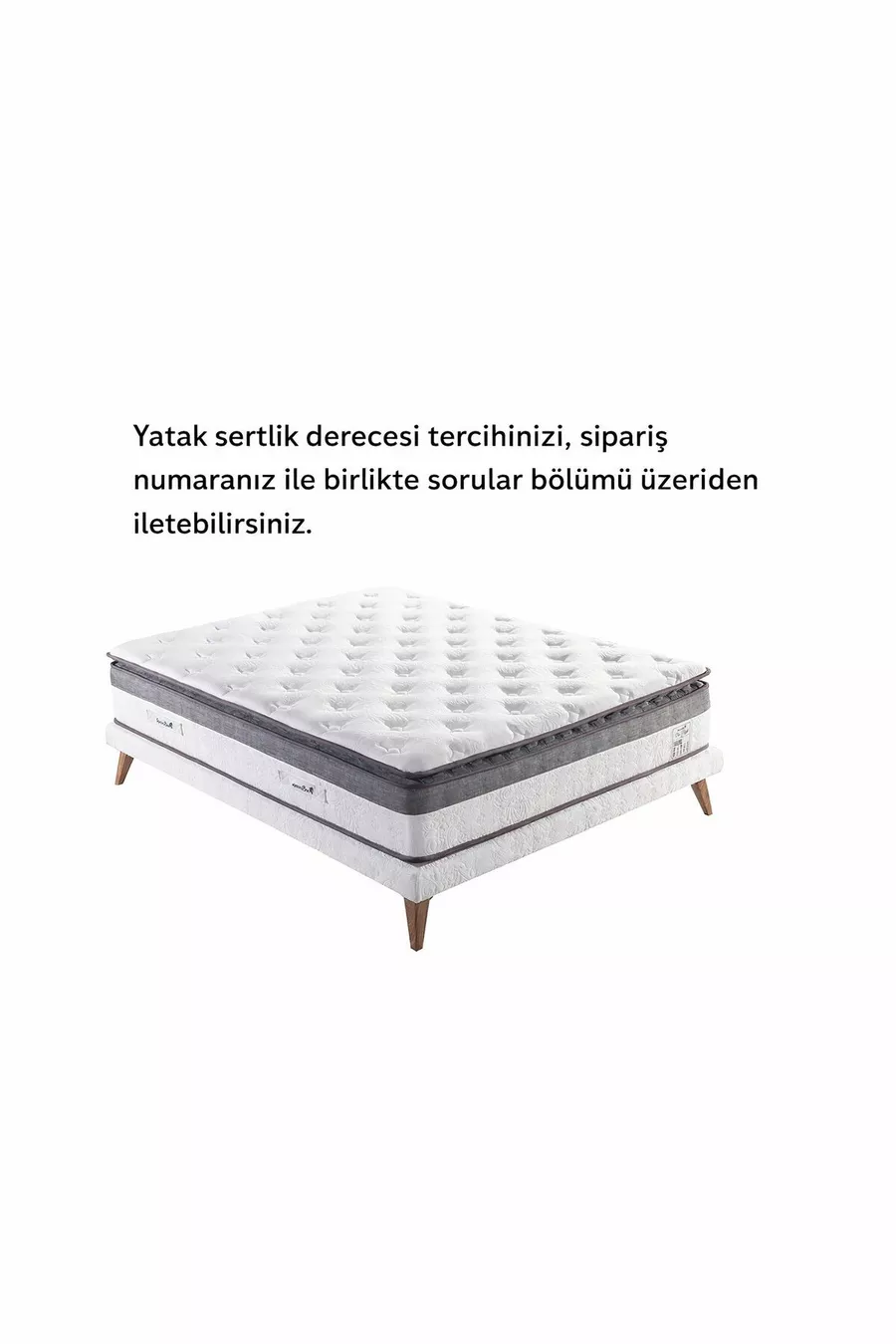Matelas Orthopédique Complet avec Ressorts Pocket et Coussin en Gel Visco Bıo Night 5 Zones