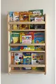 Couleur Bois Naturel Étagère Murale en Bois Montessori Étagère Décorative cm