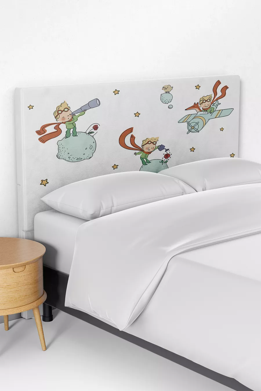 Housse de tête de lit pour enfant avec motif Le Petit Prince