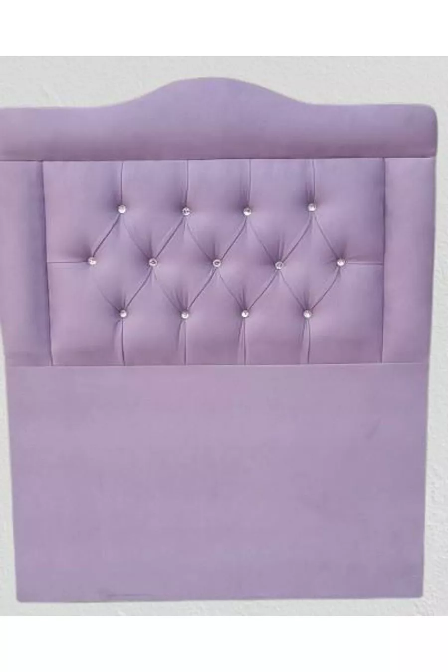 Titre DK Modèle Simple 'taille' Tissu Violet Clair en Poil de Poney Fait Main