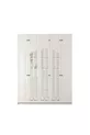 Armoire Mega avec 5 Portes et Placard Beyza Country