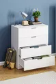 Commode Lento 4 tiroirs chambre à coucher chambre de bébé blanche