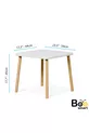 Table 2 Chaises Table d'Activité Montessori pour Enfants Jeux et Études