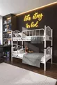 Chambre d'enfant Orkide Lit superposé et lit métallique