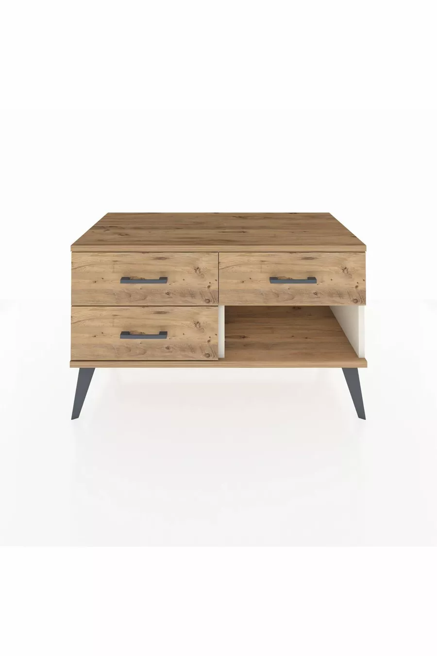 Commode Hyperion 3 tiroirs Pierre de lune-Sapin
