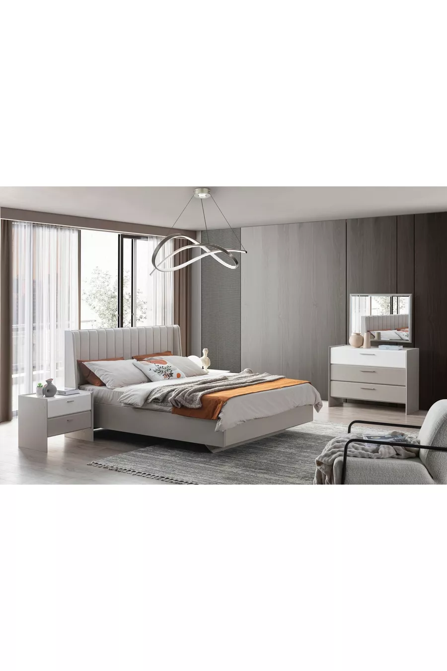 ENSEMBLE DE CHAMBRE EDEL, 6 PORTES