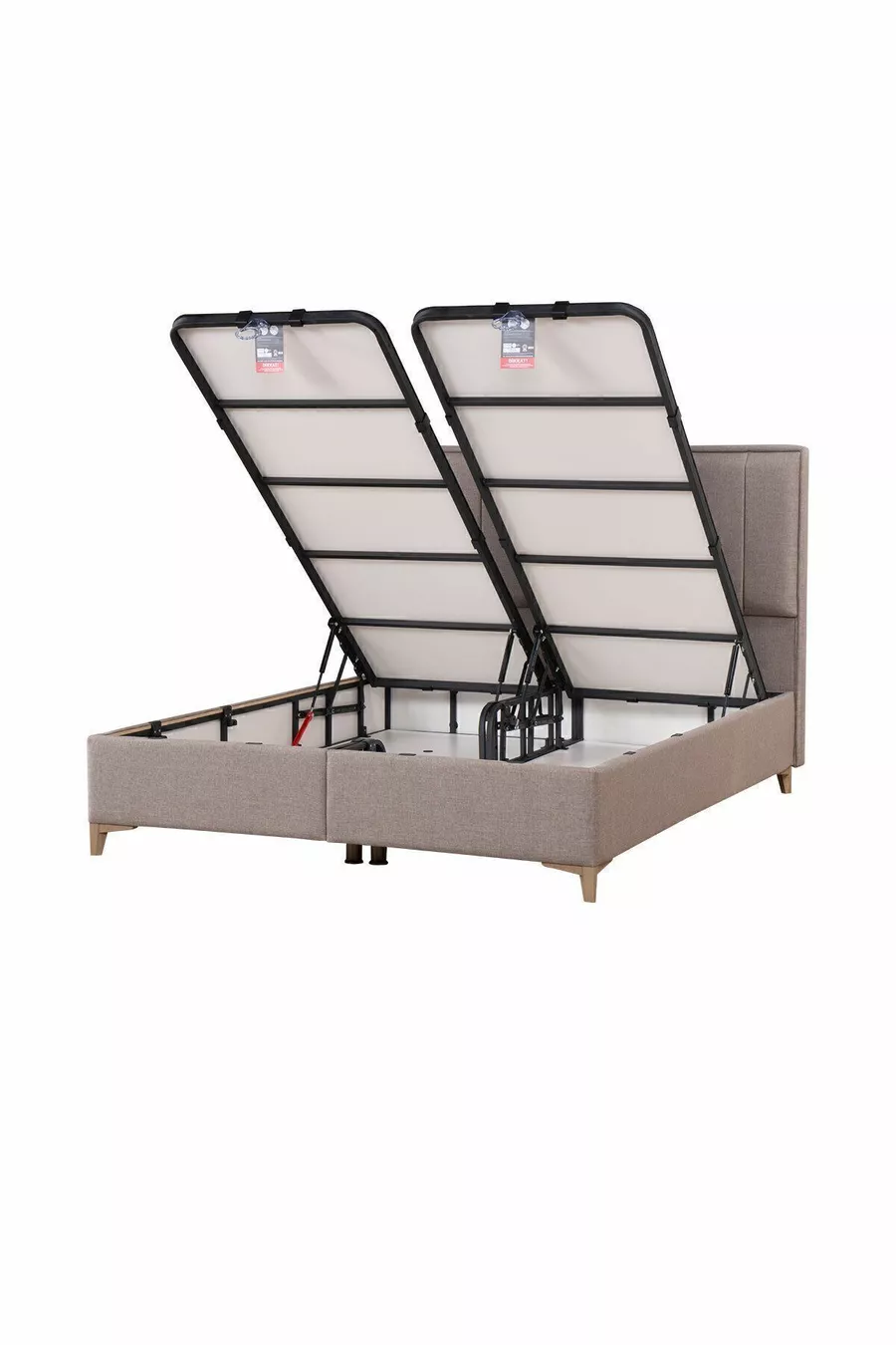Ensemble de lit Comfort Lüks Sleepy avec sommier, tête de lit et matelas à ressorts