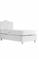 Sommier, Ensemble Double Tendence, Tête de lit simple - Blanc