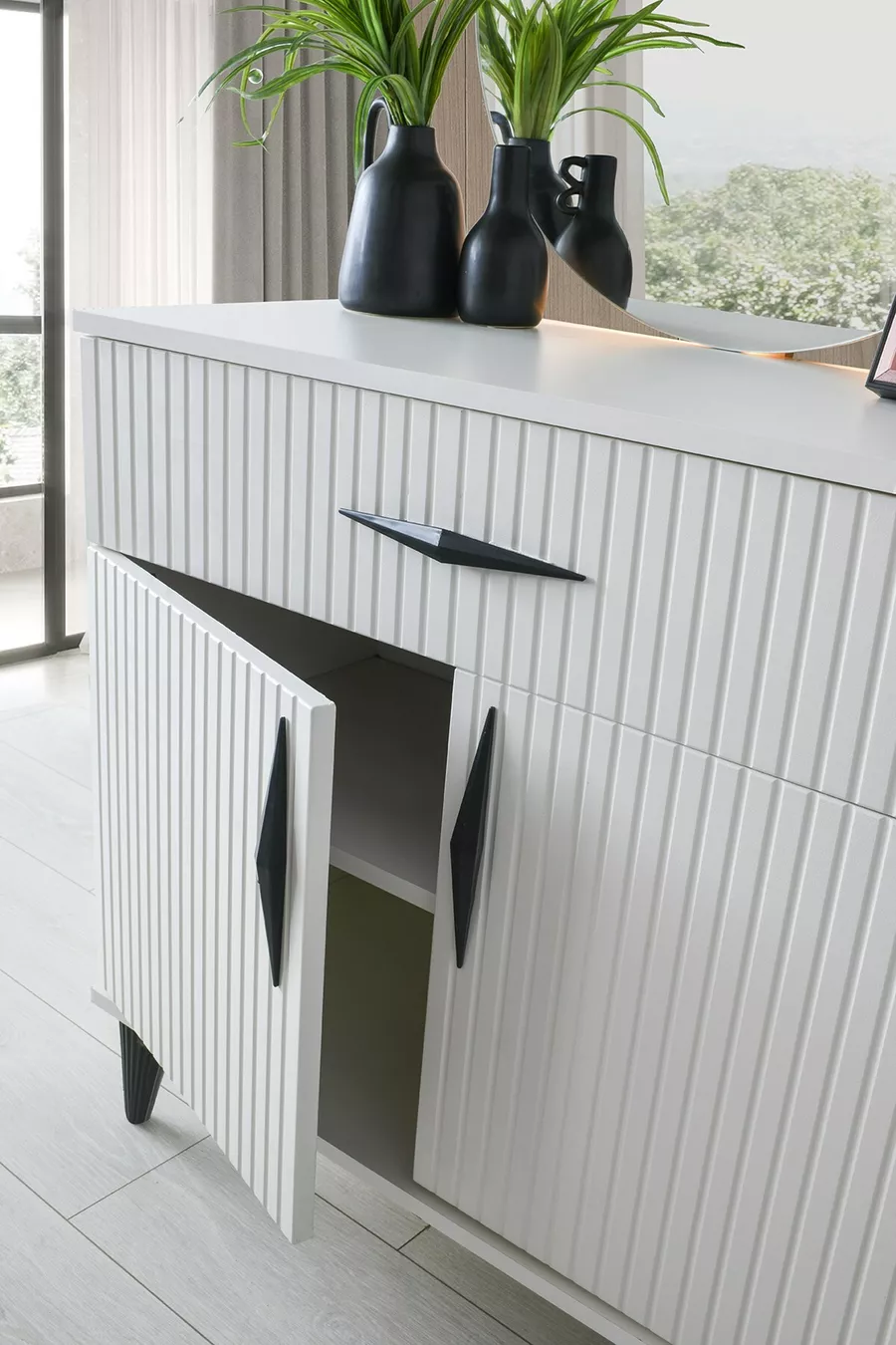 ENSEMBLE DE CHAMBRE À COUCHER EN MDF DE SAPIN