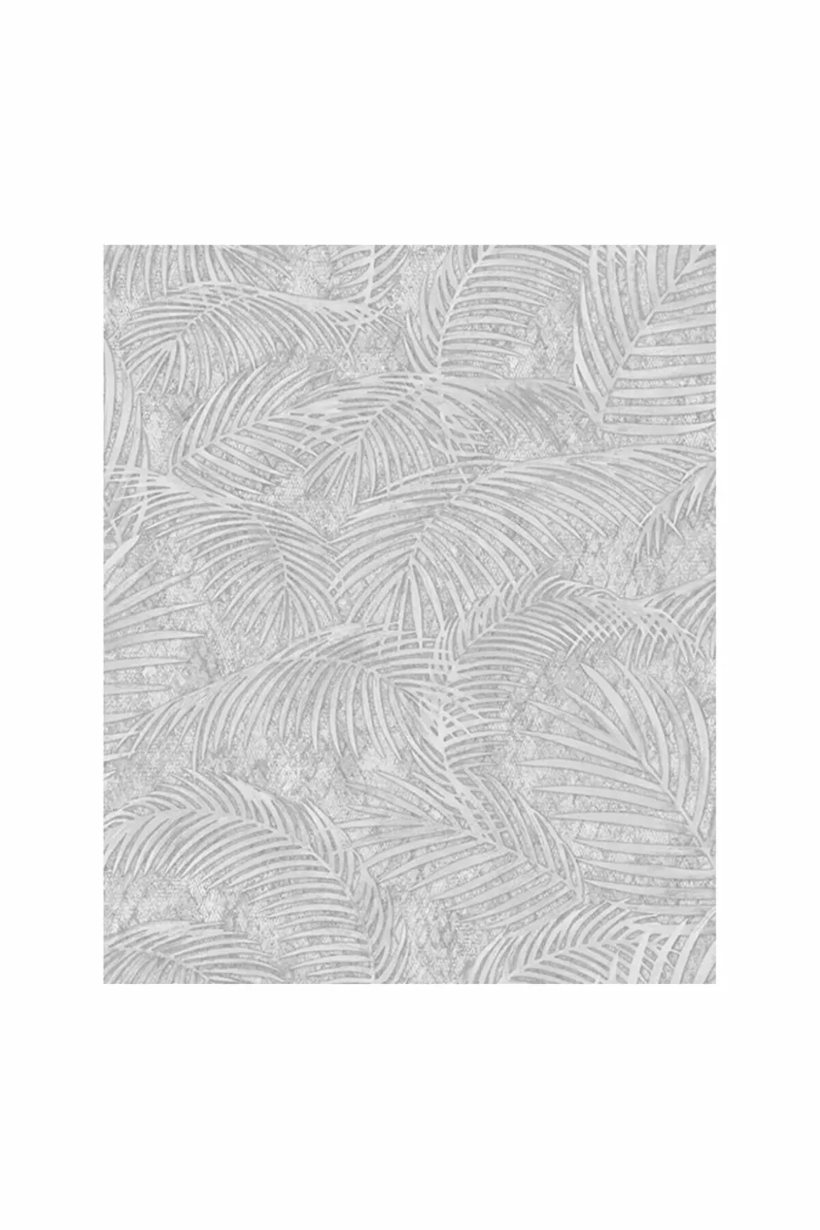Papier peint palmier gris embossé -1