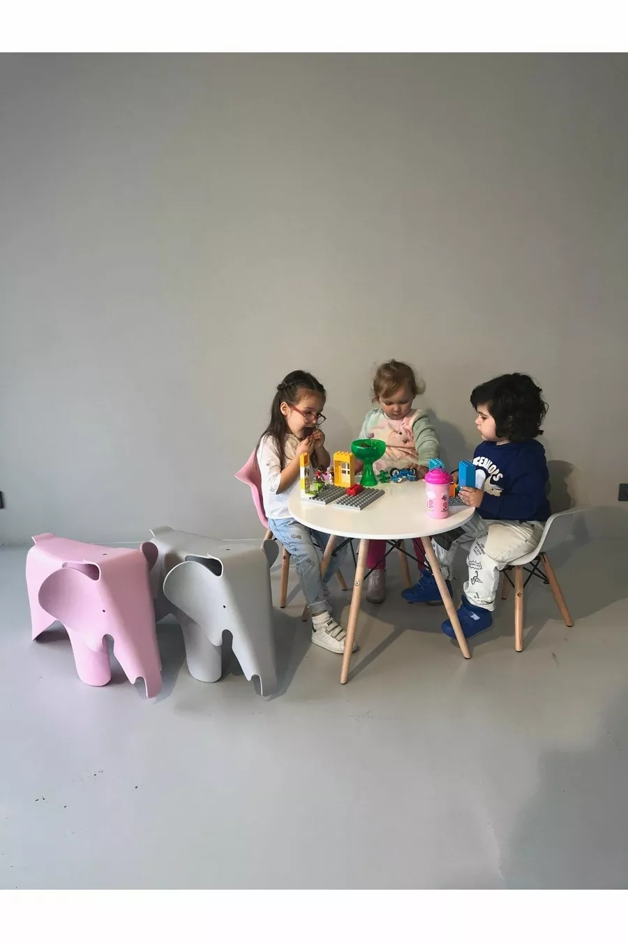 Chaise pour crèche et maternelle pour enfants – Design Montessori en bois blanc