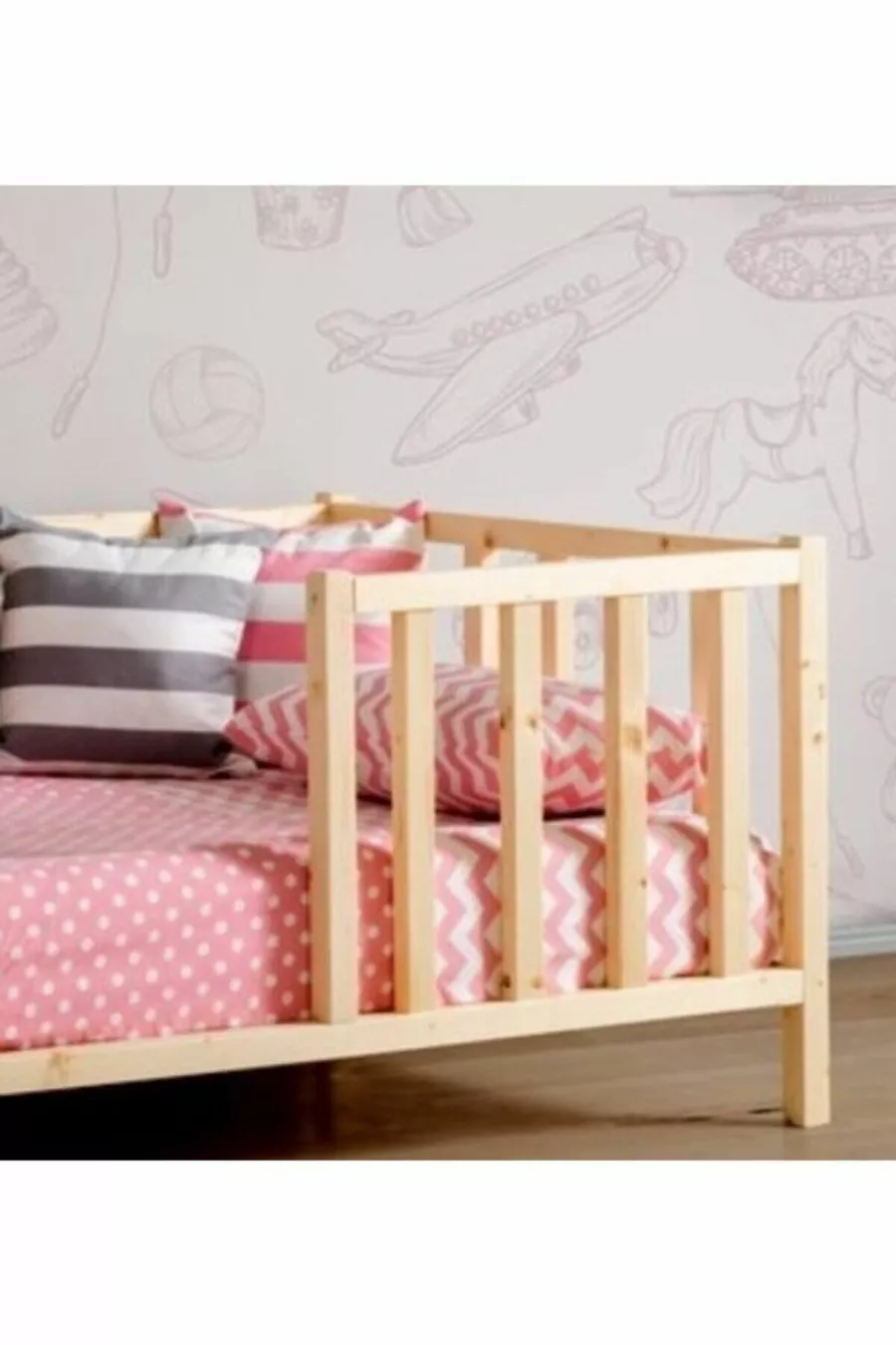 Modèle de lit Montessori à entrée centrale