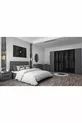 Ensemble de chambre à coucher Kale Luxe - Anthracite Set 2