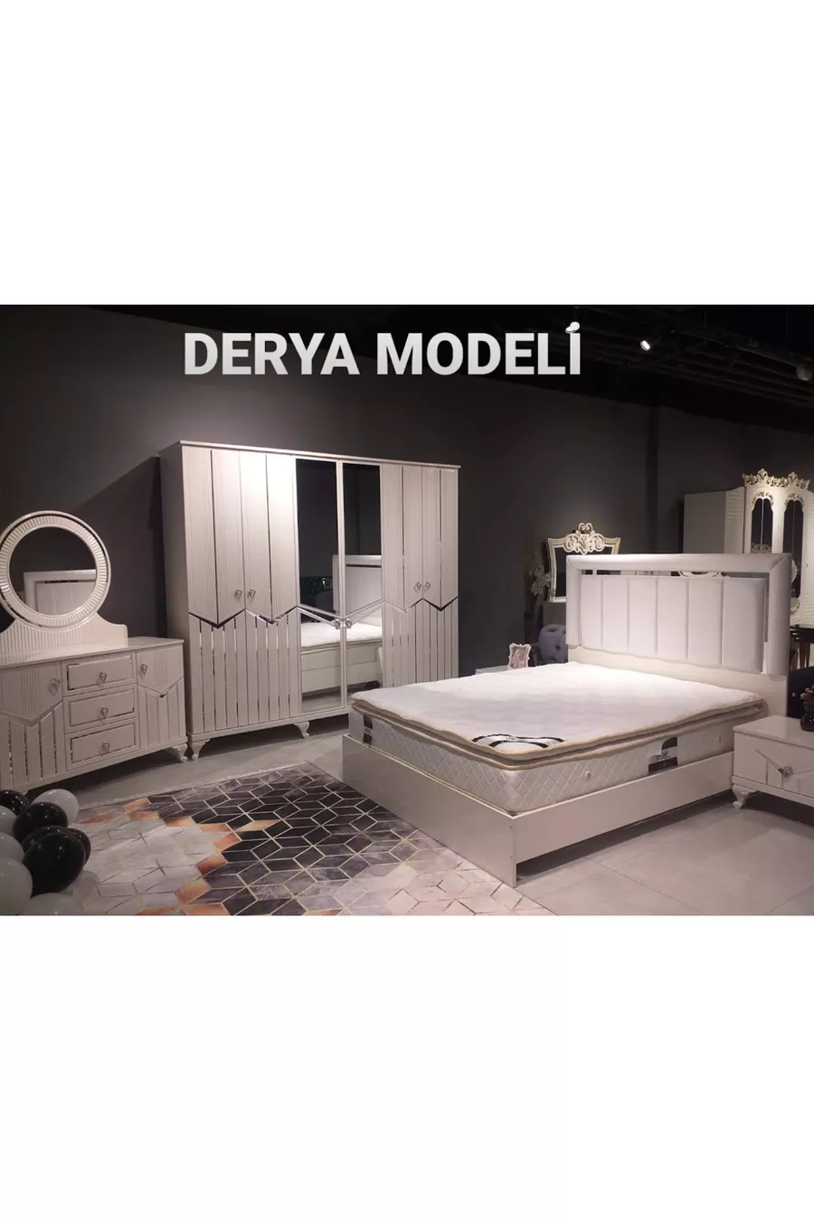 ENSEMBLE DE CHAMBRE À COUCHER EN MDF